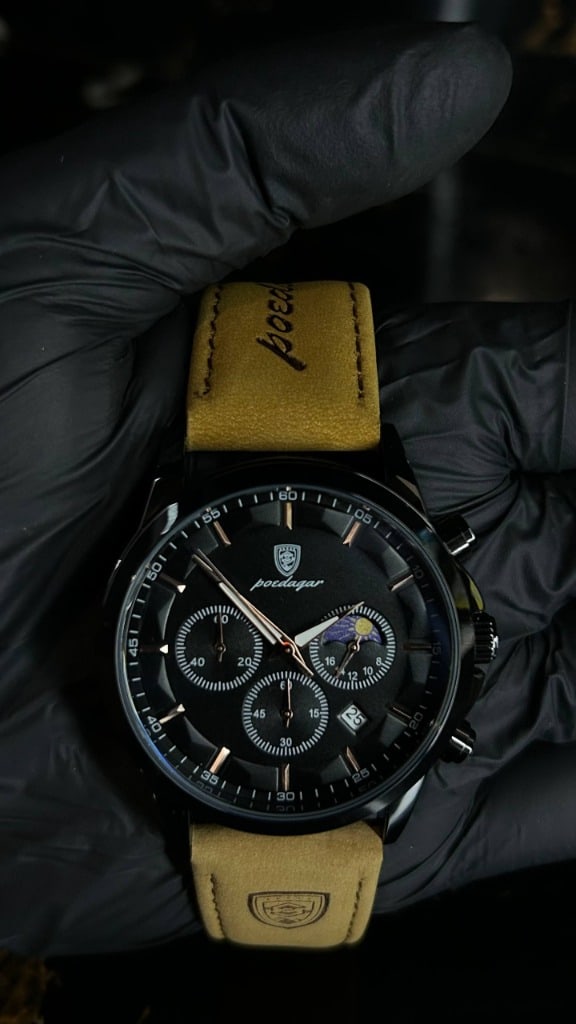 Poedagar 928 Leather Black